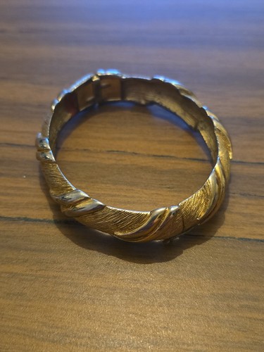 Vintage monet gold bangle - monet,