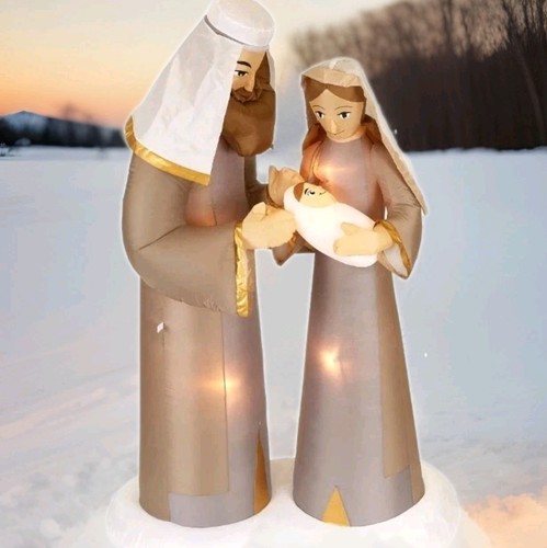 Christmas gemmy holy family - gemmy,