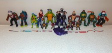 Teenage Mutant Ninja Turtles Figures Slash, Casey, Shredder, Mikey, Don, Bebop
