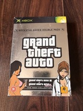 Microsoft X Box Original Grand Theft Auto III & Vice City Double