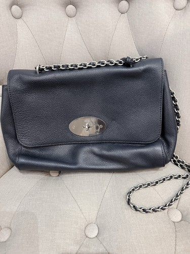 Mulberry black leather - leather, lilly