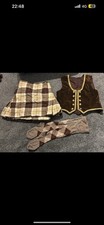 Highland Dancing Kilt In Brown