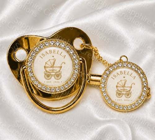 Pram carriage personalised - pram,