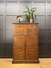 Antique Oak School Lockers