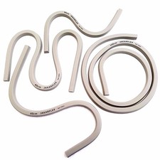4 x Jakarflex Set Flexible Curves Set Flexi Drafting Curve 30cm 40cm 60cm 100cm