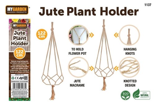 122cm jute macrame - 122cm,