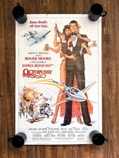 1983 James Bond Octopussy Original One-Sheet Poster – Used – 007 Collectible