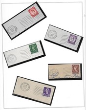 Scotland Stornoway Isle of Lewis Machine and Slogan pmk cut-outs x 26 1954-1998