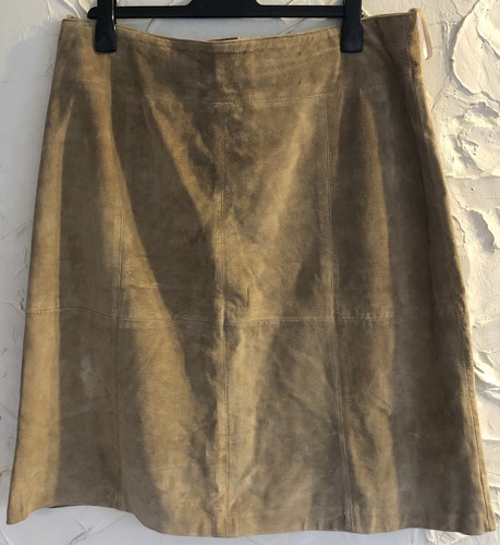 Bnwt real suede line skirt - bnwt,