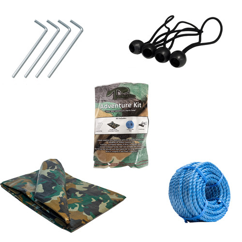 Adventure kit camo tarp - ,,