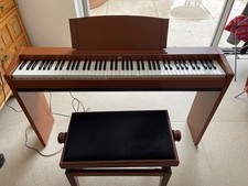 Kawai CL20 Digital Piano and stool in cherry and in full working order