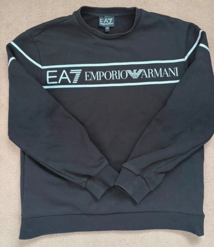 Black emporio armani jumper - black,