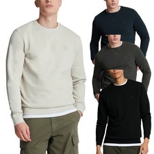 Lyle & Scott ML424TON Tonal Eagle Mens Crew Neck Knitted Jumper Sweatshirt Top