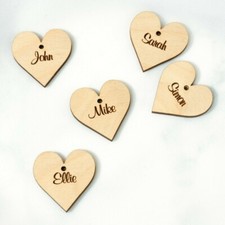 Wooden cursive personalised - wooden,