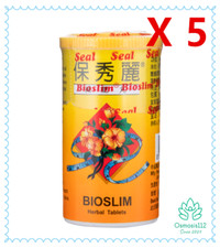5 X BioSlim Herbal Natural 45