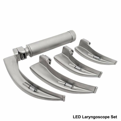 Led laryngoscope blades set - led,