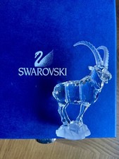 SWAROVSKI CRYSTAL IBEX MOUNTAIN GOAT In Original Box Excellent