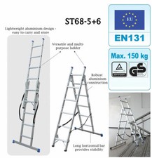 Combination Step Ladder  3 Way