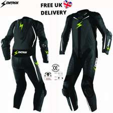 Mens Black Motorbike Riding