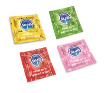 Skins Flavoured Condoms - Available in 6, 12, 24, 36, 48 or 100 packs