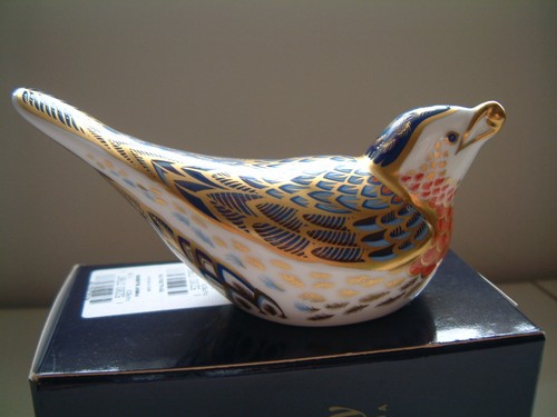Royal crown derby - crown, bluebird
