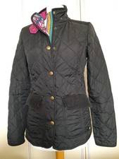 Joules Ladies Quilted Black