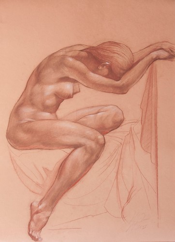 Original nude drawing - n, 7/drawing