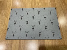 6 rectangular placemats Sophie Allport stag Fabric handmade 