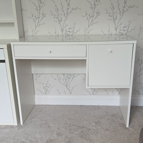 White ikea dressing table - white,