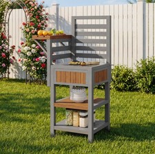 Wooden Utility Cabinet with