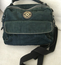 KIPLING CROSSBODY SHOULDER  /HAND BAG   DARK GREEN  SHADE