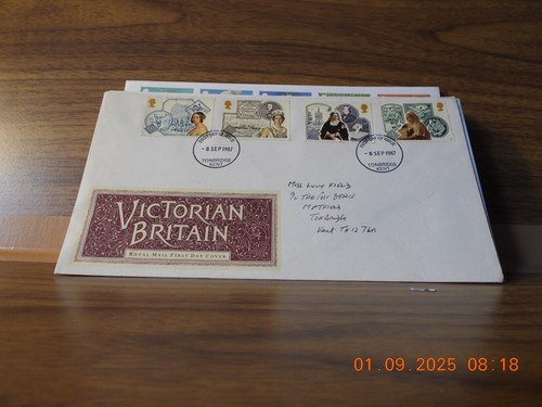 Victorian britain 1987 fdc - victorian,