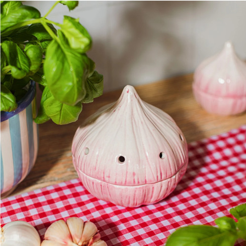 Ceramic garlic holder - ceramic,