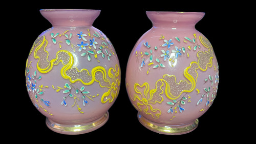 Pair antique 19th - of,