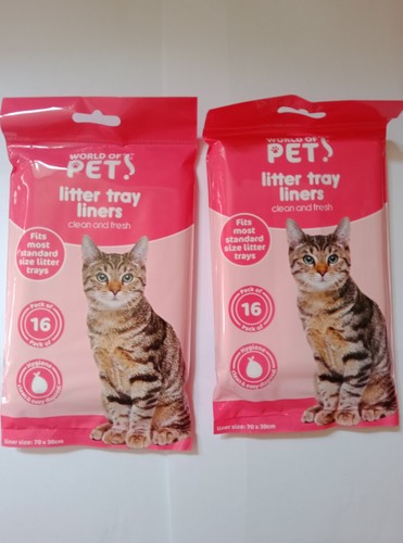 Cat litter tray - liners, clean