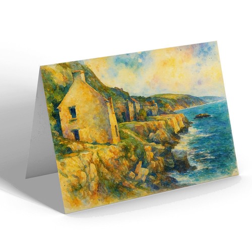 Greeting card ruins of - greeting,