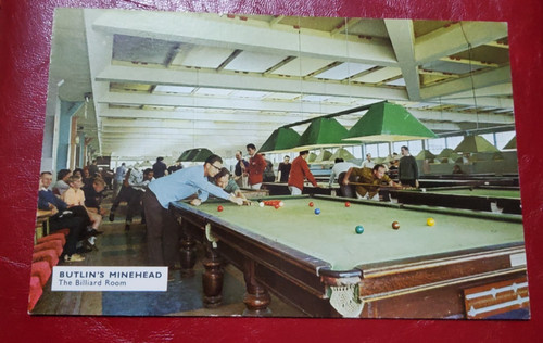 Butlins minehead postcard - butlins,