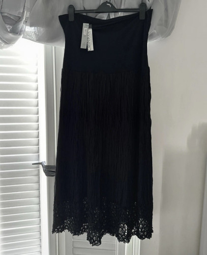Per una black skirt - skirt, lace
