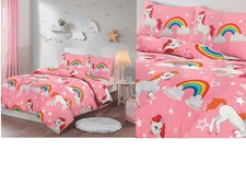 Kids Unicorn Duvet Cover Set