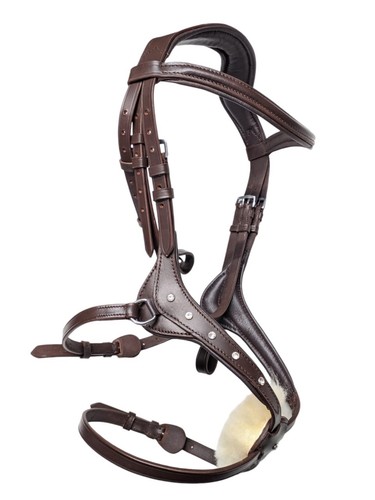 Crystal grackle bridle - crystal, figure