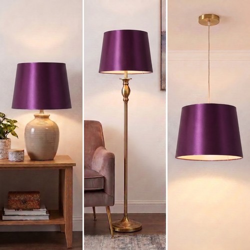 Empire silk drum lampshade - empire,