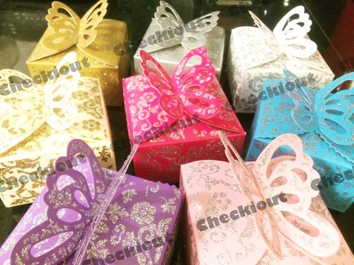 Butterfly glitter gift candy - butterfly,