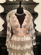 Original Jean Varon Lace Wedding Dress Labelled 14 but Fit UK Size 12