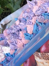 Birthday Cake Soap Loaf 1.5 kg. Handmade Shea  Butter Soap Loaf 10 Slices