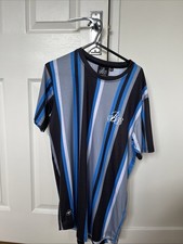 Bee Inspired Striped Blue T-shirt