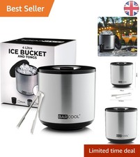 Elegant Silver Ice Bucket with