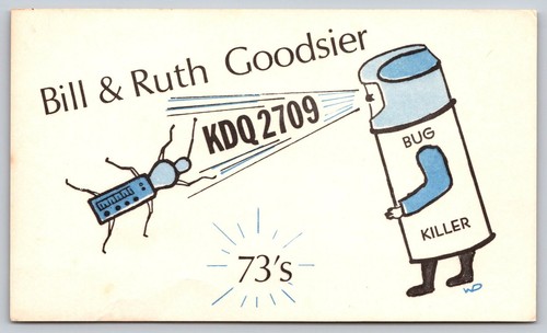 Radio postcard bill ruth - radio,