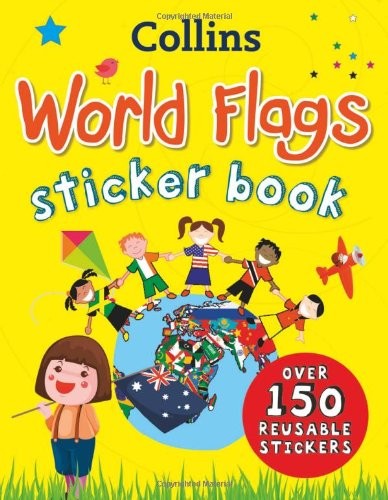 Collins world flags - world, sticker