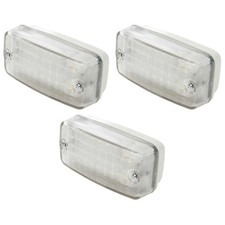 3 x Aluminium & Glass Bulkhead