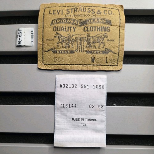 Vintage levi 551 - vintage, white